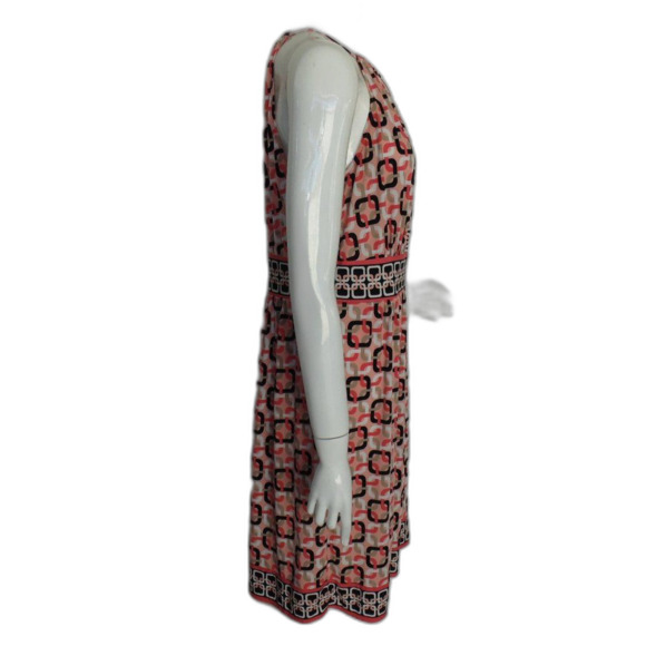 NY & CO Dress, XL, Summer, Multicolor Abstract Chain print, Sleeveless - Picture 6 of 12